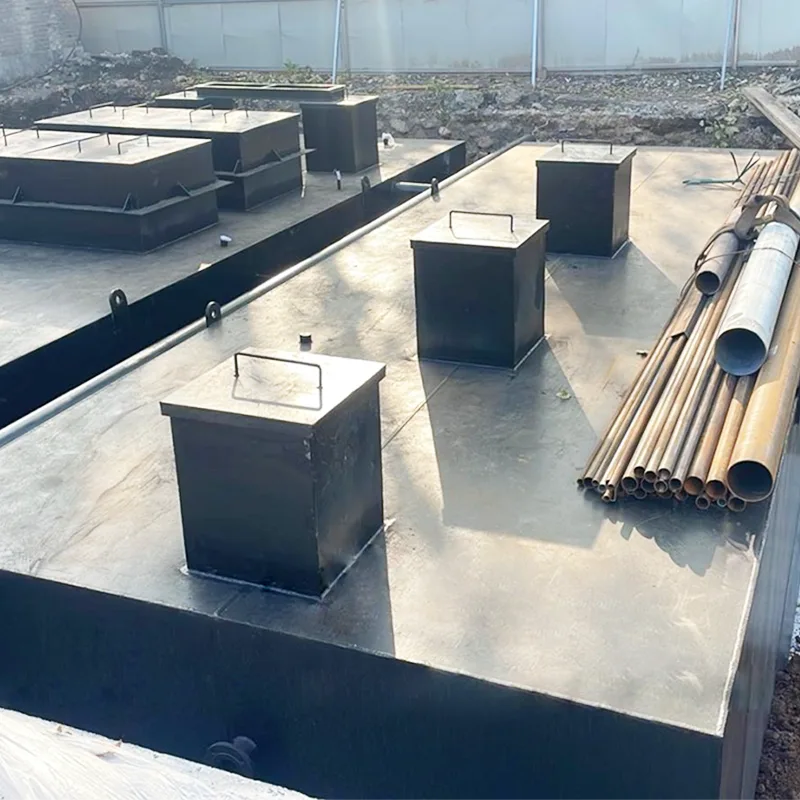 Nedgravet husholdningsspildevand Småskala decentraliseret udstyr