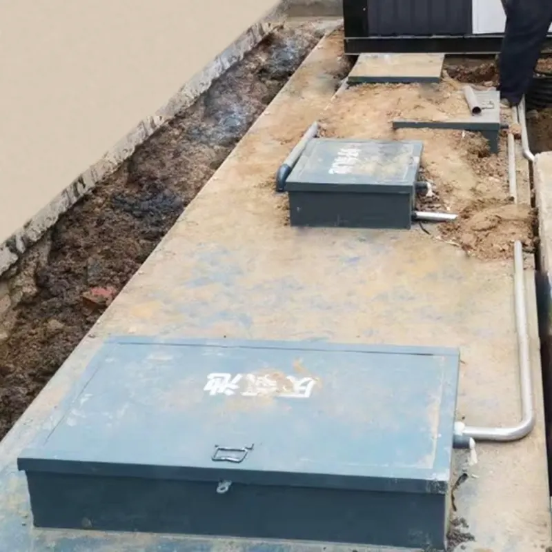 Spildevandsgenbrugsudstyr i lokalsamfund